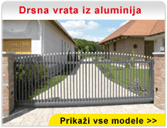 Drsna vrata iz aluminija