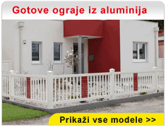 Gotove ograje iz aluminija