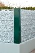 Vogalna povezava za gabionsko steno Easy - Višina: 123 cm,  Barva: barvano zeleno