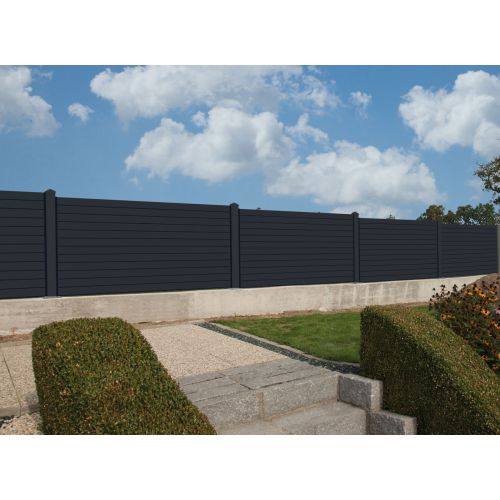Alu steber 100 x 100 x 4 mm - barva: antracit, dolžina: 150 cm