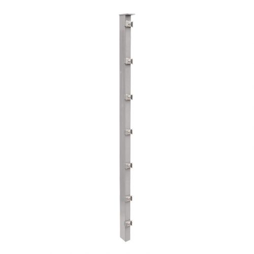 Ograjni steber model P - cinkano ali barvano: cinkano, za višino ograje v cm: 83, dolžina v cm: 130, pritrdilne točke: 5