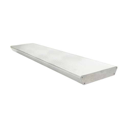 Alu stopnice - protidrsne vključno z 2 pokrovi in vijaki - izvedba: natur, širina: 1000 mm, globina: 270 mm