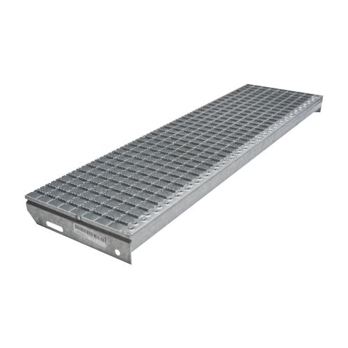 Protidrsne stopnice mrežne rešetke 30x30mm, vroče-cinkano - dolžina mm: 1100, širina mm: 305, razdalja med luknjami: 180, teža v kg na kos: 9.8