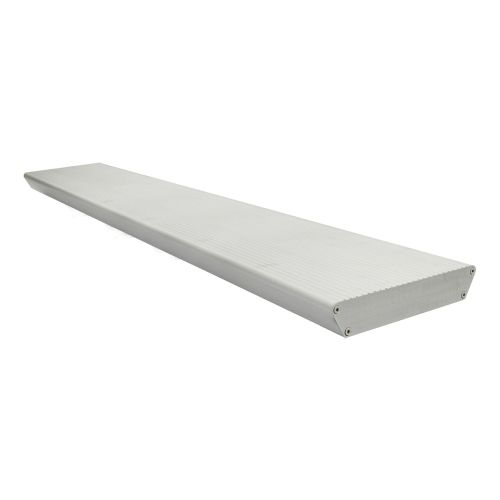 Alu stopnice - protidrsne vključno z 2 pokrovi in vijaki - izvedba: legiranega jekla, širina: 1200 mm, globina: 270 mm