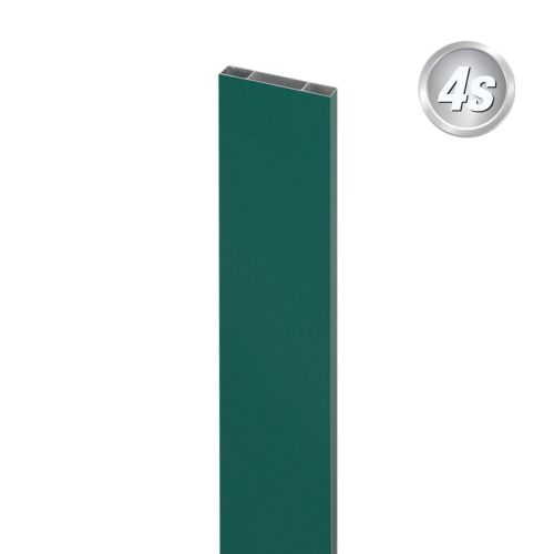 Alu prečne deske - 120 x 20 mm - barva: zelena, dolžina: 250 cm, višina: 12 cm