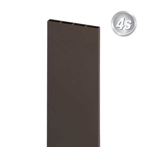 Alu prečne deske - 200 x 20 mm - barva: čokoladno rjava, dolžina: 250 cm, višina: 20 cm