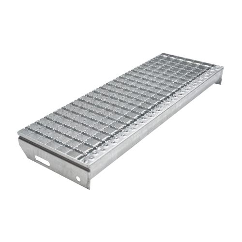 Protidrsne stopnice mrežne rešetke 30x30mm, vroče-cinkano - dolžina mm: 700, širina mm: 240, razdalja med luknjami: 120, teža v kg na kos: 4.5