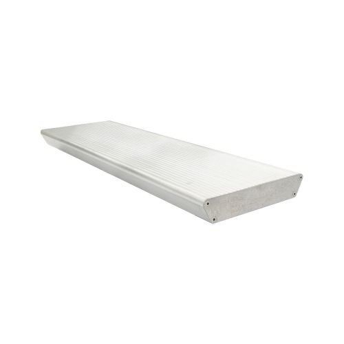 Alu stopnice - protidrsne vključno z 2 pokrovi in vijaki - izvedba: natur, širina: 800 mm, globina: 270 mm