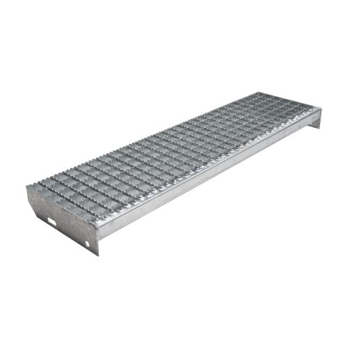 Protidrsne stopnice mrežne rešetke 30x30mm, vroče-cinkano - dolžina mm: 900, širina mm: 240, razdalja med luknjami: 120, teža v kg na kos: 5.6