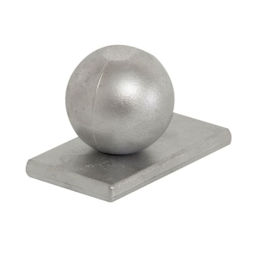Aluminijasta pokrovna kapica s kroglo za model P & A - Farbe: natur