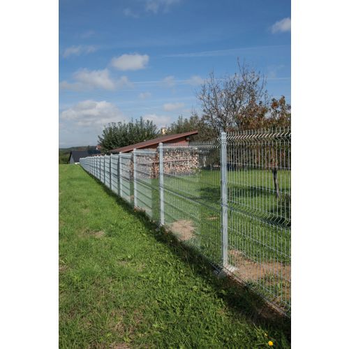 Ograjno polje Emu PRO 5/5 mm - pocinkano/bravano : pocinkano,  Višina : 203 cm,  dolžina : 250 cm,   prečni ojačitvi : 4