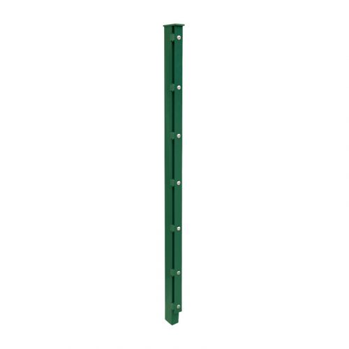 Ograjni steber David A - cinkano ali barvano: barvano zeleno, za višino ograje v cm: 203, dolžina v cm: 260, pritrdilne točke: 11