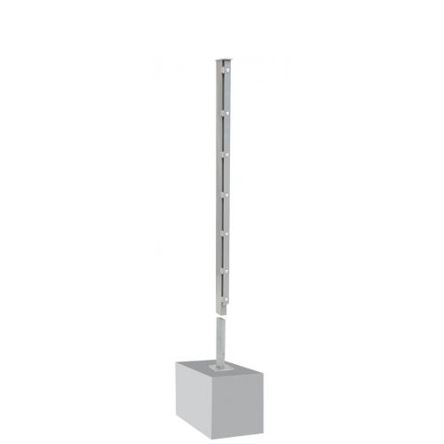 Ograjni steber David A - cinkano ali barvano: cinkano, za višino ograje v cm: 163, dolžina v cm: 220, pritrdilne točke: 9