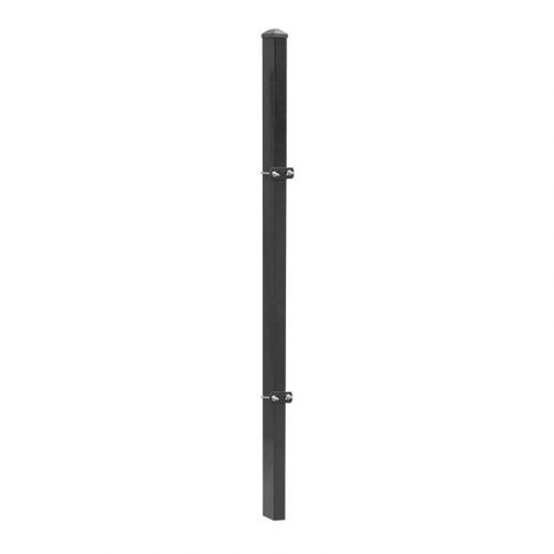 Ograjni steber model U - cinkano ali barvano: barvano antracit, za višino ograje v cm: 103, dolžina v cm: 150, pritrdilne točke: 2
