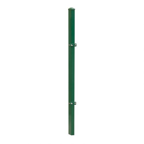 Ograjni steber model U - cinkano ali barvano: barvano zeleno, za višino ograje v cm: 103, dolžina v cm: 150, pritrdilne točke: 2