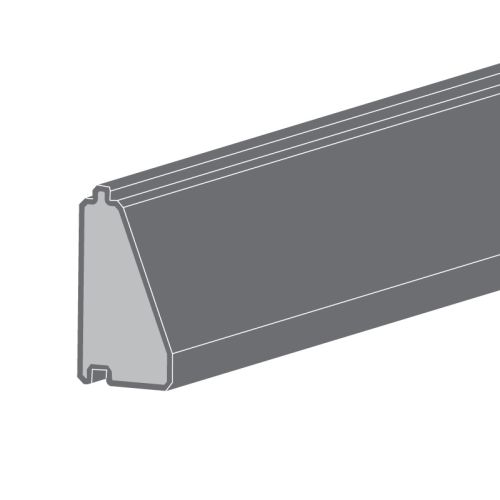 Alu lamelni profil 44 x 80 mm - barva: antracit, dolžina: 250 cm: 