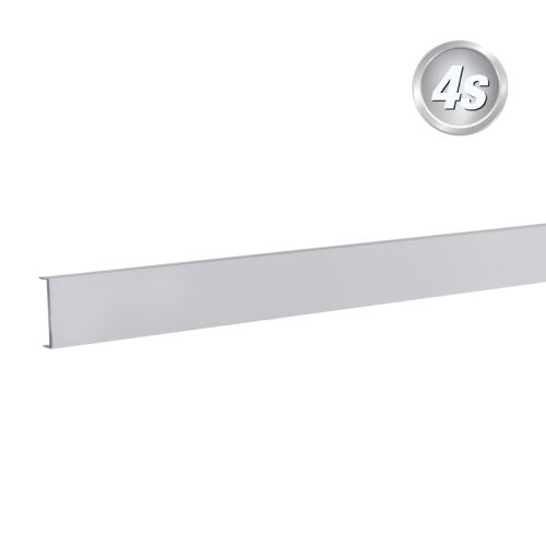 Alu distančniki 44,4 mm - barva: siva, dolžina: 100 cm