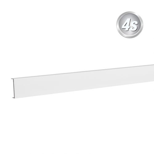 Alu distančniki 44,4 mm  - barva: bela, dolžina: 100 cm