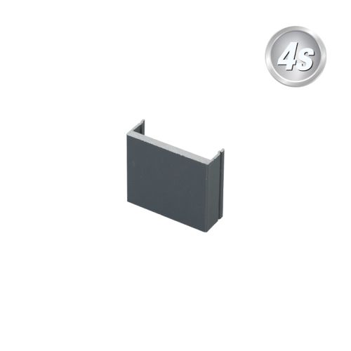 Alu distančniki 44,4 mm - barva: antracit, dolžina: 2 cm