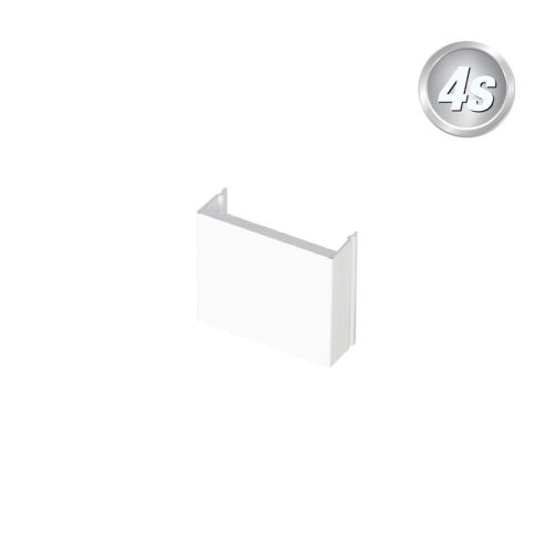 Alu distančniki 44,4 mm - barva: bela, dolžina: 2 cm