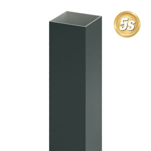 Alu steber 100 x 100 x 4 mm - barva: antracit, dolžina: 150 cm