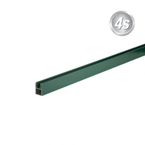 Alu nosilni profil 60 x 40 mm - barva: zelena, dolžina: 200 cm