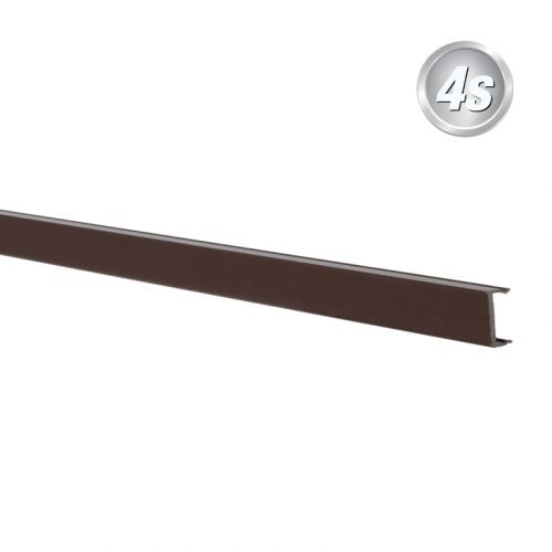 Alu distančniki - barva: čokoladno rjava, dolžina: 100 cm