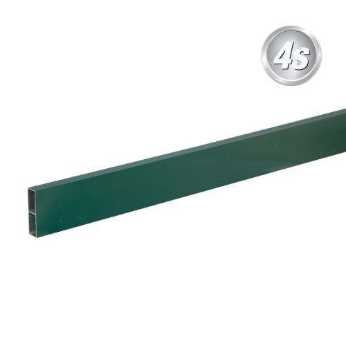 Alu prečne deske - 80 x 20 mm - barva: zelena, dolžina: 250 cm, višina: 8 cm