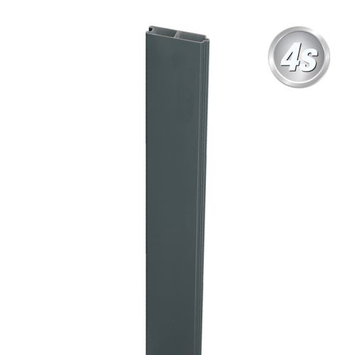 Profil utor-pero 20 mm - barva: antracit, dolžina: 300 cm: 