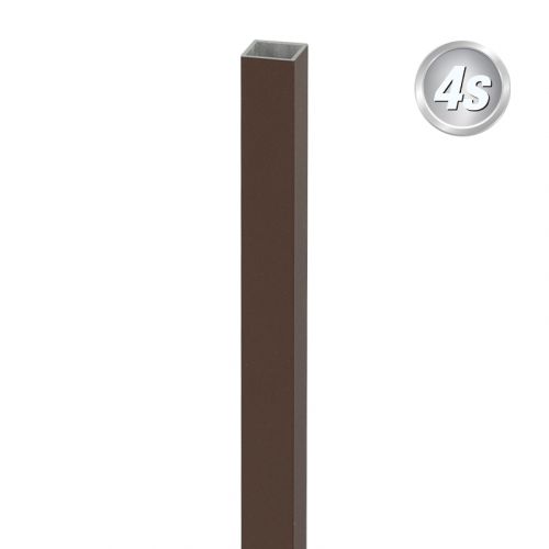 Alu palice 20 x 20 mm - barva: čokoladno rjava, dolžina: 150 cm