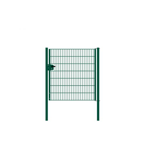 Vrata-žična rešetka David 1 - krilna, 137 cm široka - višina v cm: 143, širina v cm: 137, cinkano ali barvano: barvano zeleno