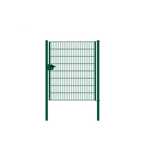 Vrata-žična rešetka David 1 - krilna, 137 cm široka - višina v cm: 163, širina v cm: 137, cinkano ali barvano: barvano zeleno