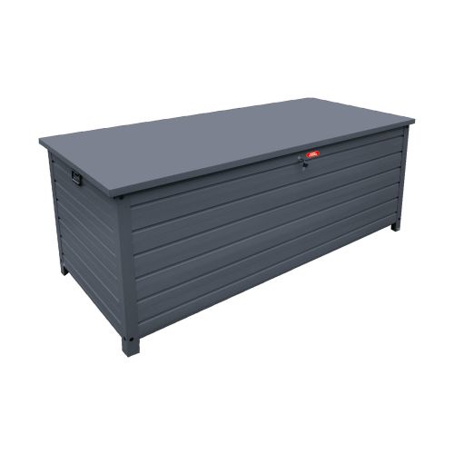 Aluminijasta vrtna zaboj za shranjevanje 800 l – 1810 × 790 × 750 mm, antracit