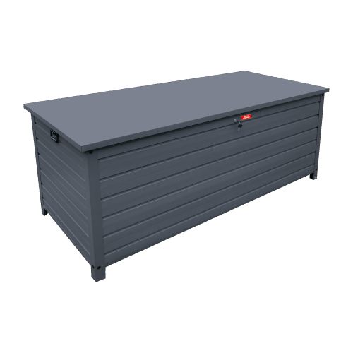 Aluminijasta vrtna zaboj za shranjevanje 800 l – 1810 × 790 × 750 mm, antracit