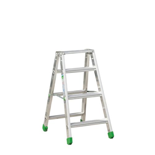 Aluminijasta A-lestev s stopnicami Light Star - Število stopnic: 4, teža v kg: 5,4, B (cm): 80, C (cm): 72, D (cm): 15,5, E (cm): 44, F (cm): 280, H (cm): 87