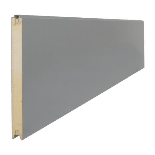 Sendvič panel  Protect - Barva: bela aluminij, Izvedba: obojestransko gladka, Dolžina: 250 cm, Višina: 61 cm, Debelina profila: 3,9 cm