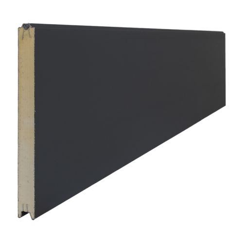 Sendvič panel  Protect - Barva: antracit, Izvedba: obojestransko gladka, Dolžina: 250 cm, Višina: 48 cm, Debelina profila: 3,9 cm