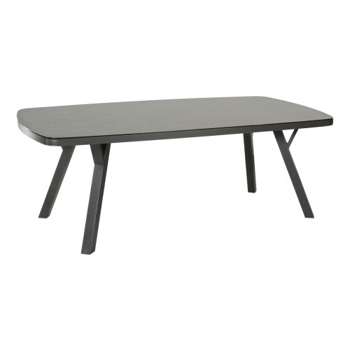 Miza Detroit iz aluminija - barva aluminija: antrazit,  dolžina: 2000 mm, širina: 1000 mm, višina: 720 mm