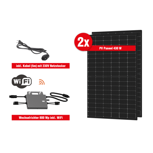 Balkonska elektrarna Power Plus Max - 800 Wp