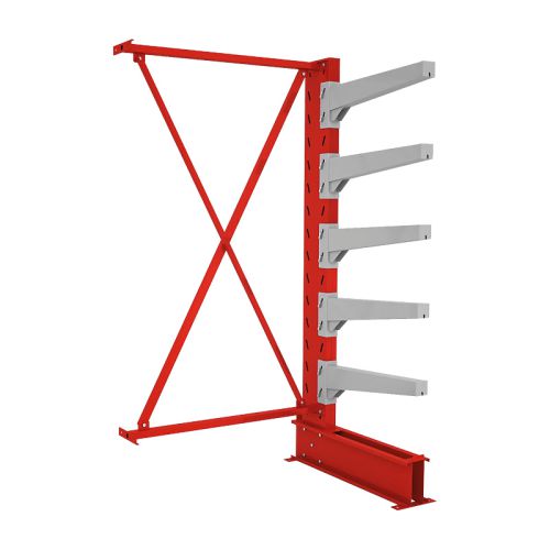 Konzolne police Mod. Heavy - razširitveni kompleti - Višina: 2503 mm, širina: 1350 mm, skupna globina: 1130 mm