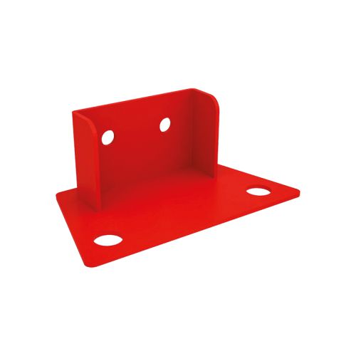 Metallna plošča za pritrditev talne obloge težkega regalnega sistema Mod. Max - 145 x 135 mm