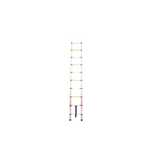 Alu teleskopska prislonska lestev mod. TA - število prečk: 10, dolžina zložene lestve pribl. m: 0,78, največja dolžina izvlečene lestve pribl. m: 2,9