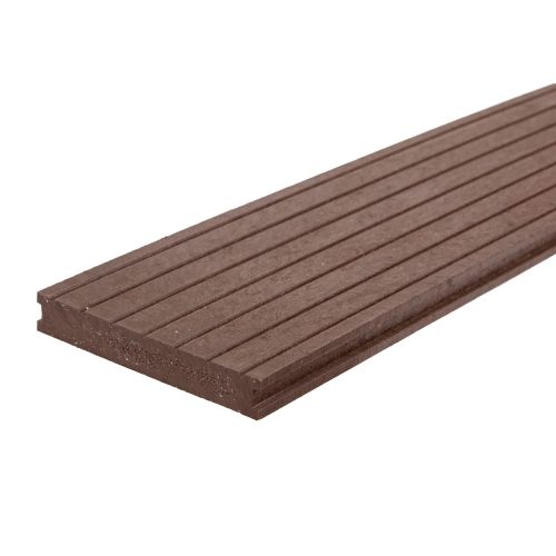 Deske za terase iz recikliranega material - dolžina v m: 3, prerez v cm: 55 x 15, barva: rjava, : 