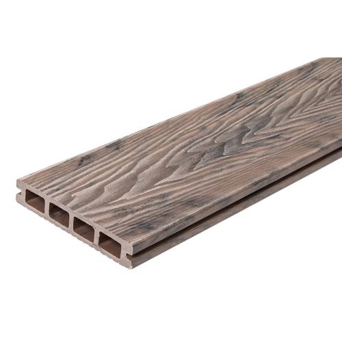 Deske za terase WPc - dolžina v m: 2,9, prerez v cm: 140 x 25, barva: WPC lesni videz temno siva