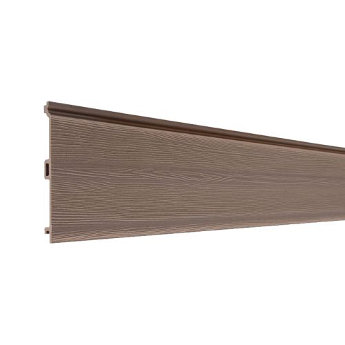fasadni profili iz WPC - Mode - Barva: temno rjava, Dolžina: 200 cm, Višina: 20 cm, Debelina: 2 cm