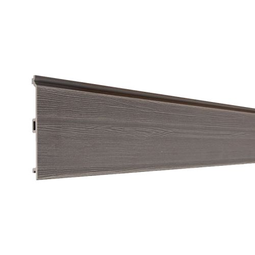 fasadni profili iz WPC - Mode - Barva: črno siva, Dolžina: 200 cm, Višina: 20 cm, Debelina: 2 cm