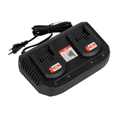 Polnilec za hitro polnjenje za 2 akumulatorja 18V