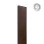 Alu prečne deske - 120 x 20 mm - barva: čokoladno rjava, dolžina: 300 cm, višina: 12 cm