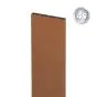 Alu prečne deske - 200 x 20 mm - barva: rjava, dolžina: 100 cm, višina: 20 cm