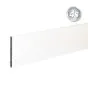 Alu prečne deske - 200 x 20 mm - barva: bela, dolžina: 100 cm, višina: 20 cm